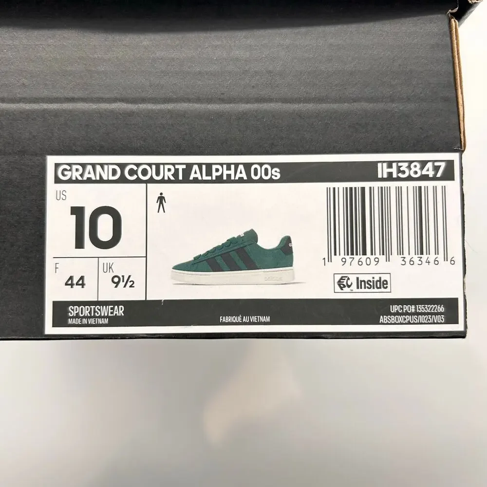 New Adidas Grand Court Alpha 00s Shoes Men's Size 10 Green Sneakers IH3847 - Picture 9 of 9